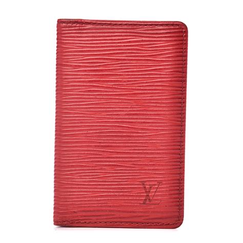 louis vuitton epi red card holder|Louis Vuitton charm card holder.